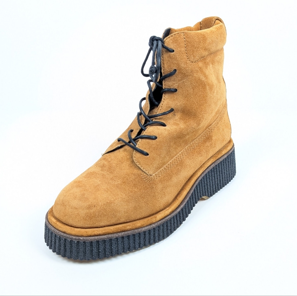 Rag & Bone Sloane Brown Suede Lace Up Ankle Boots Size 9